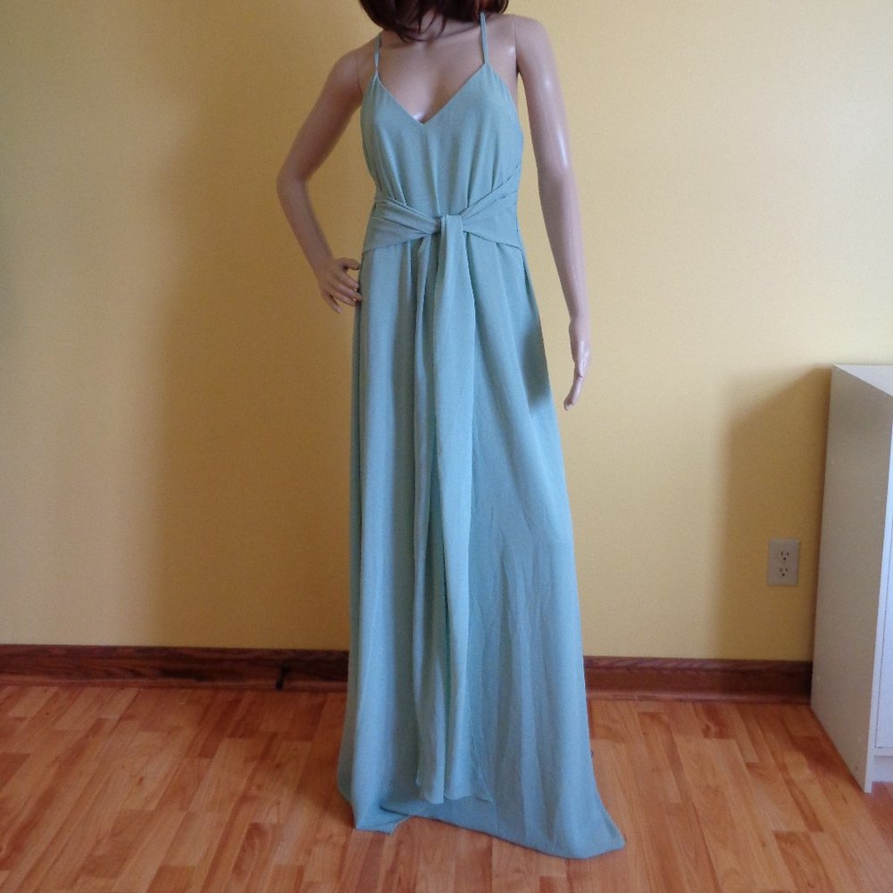 Amsale Nouvelle 'Joy' in pale green Size Small